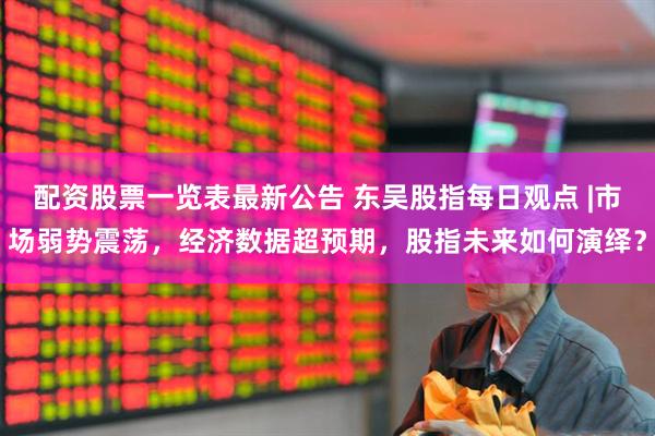 配资股票一览表最新公告 东吴股指每日观点 |市场弱势震荡，经济数据超预期，股指未来如何演绎？